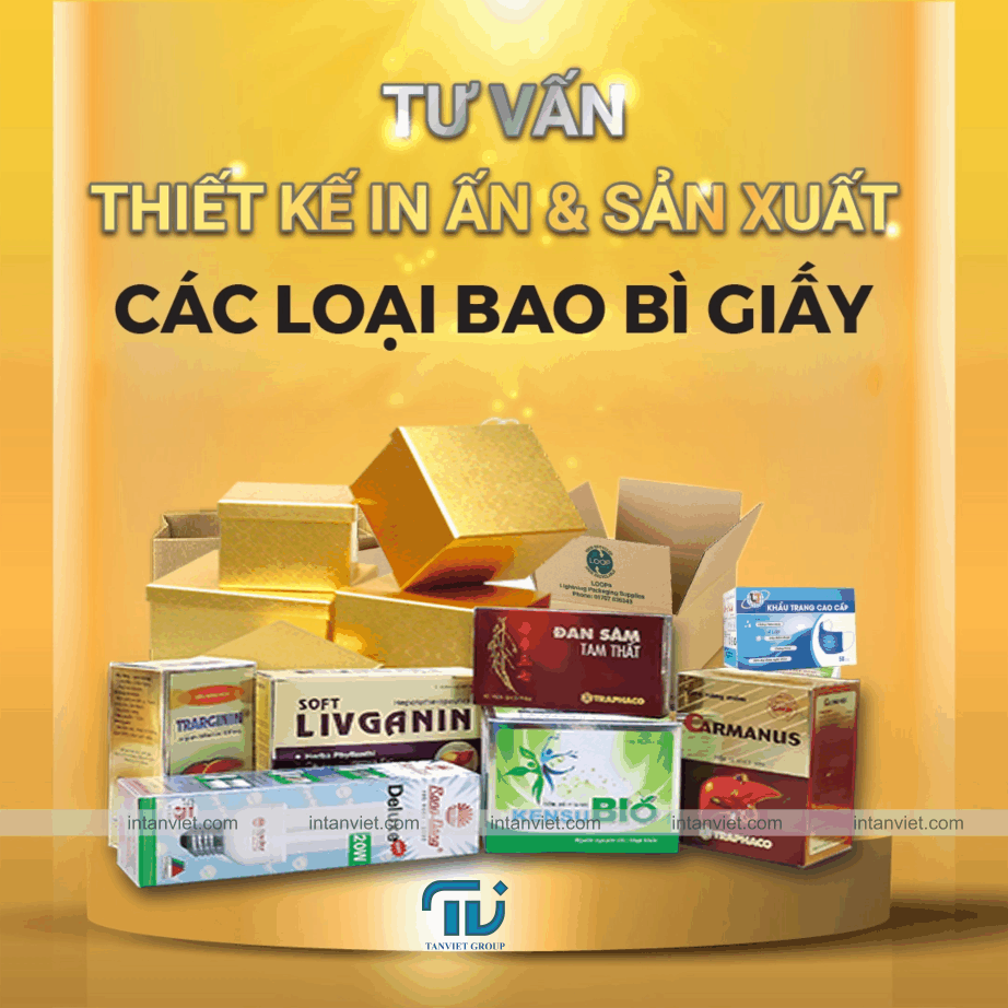 In bao bì vỏ hộp tại Hà Nội - tiết kiệm, chuyên nghiệp