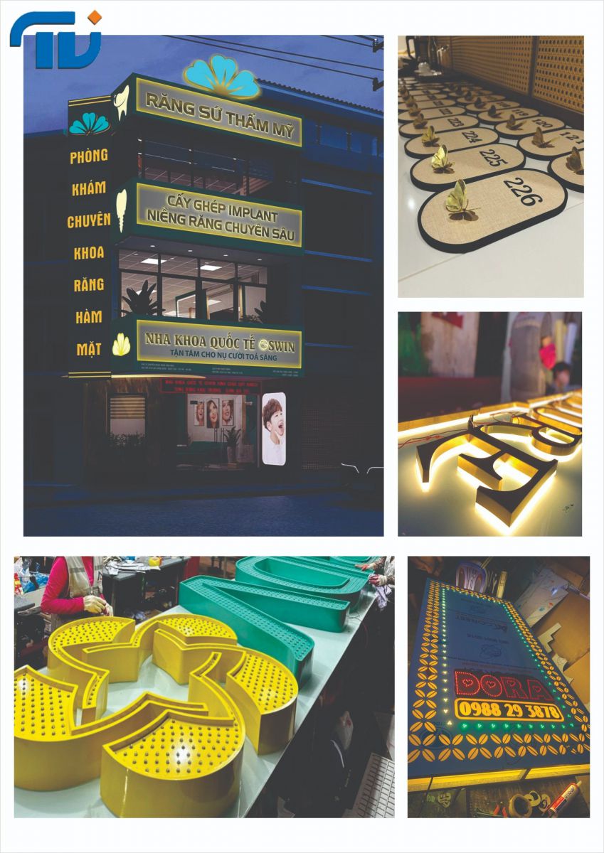 các loại bảng hiệu dệp