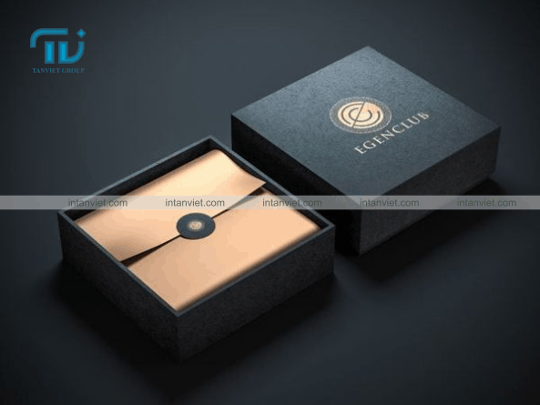 Bao bì hộp cứng siêu dẹp - thiết kế hài hòa