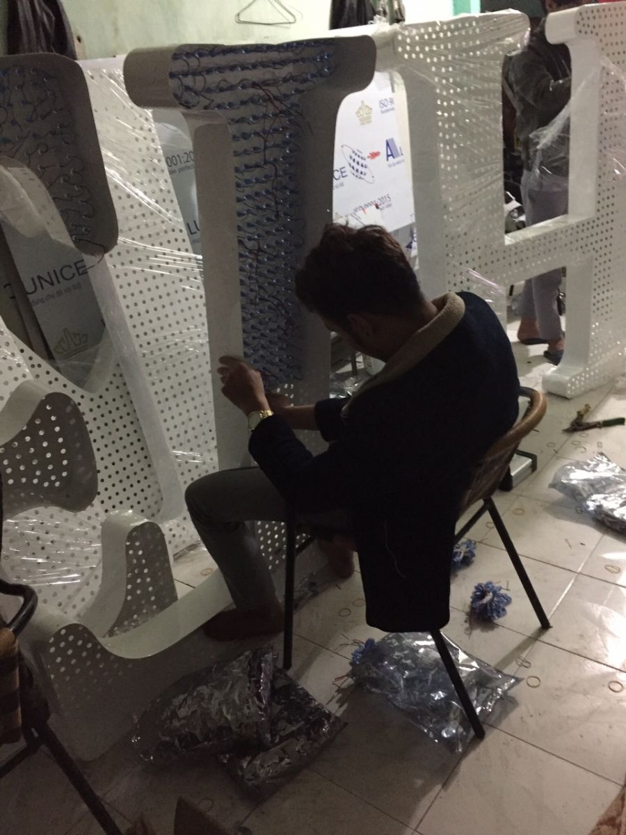 bộ chữ tòa nhà